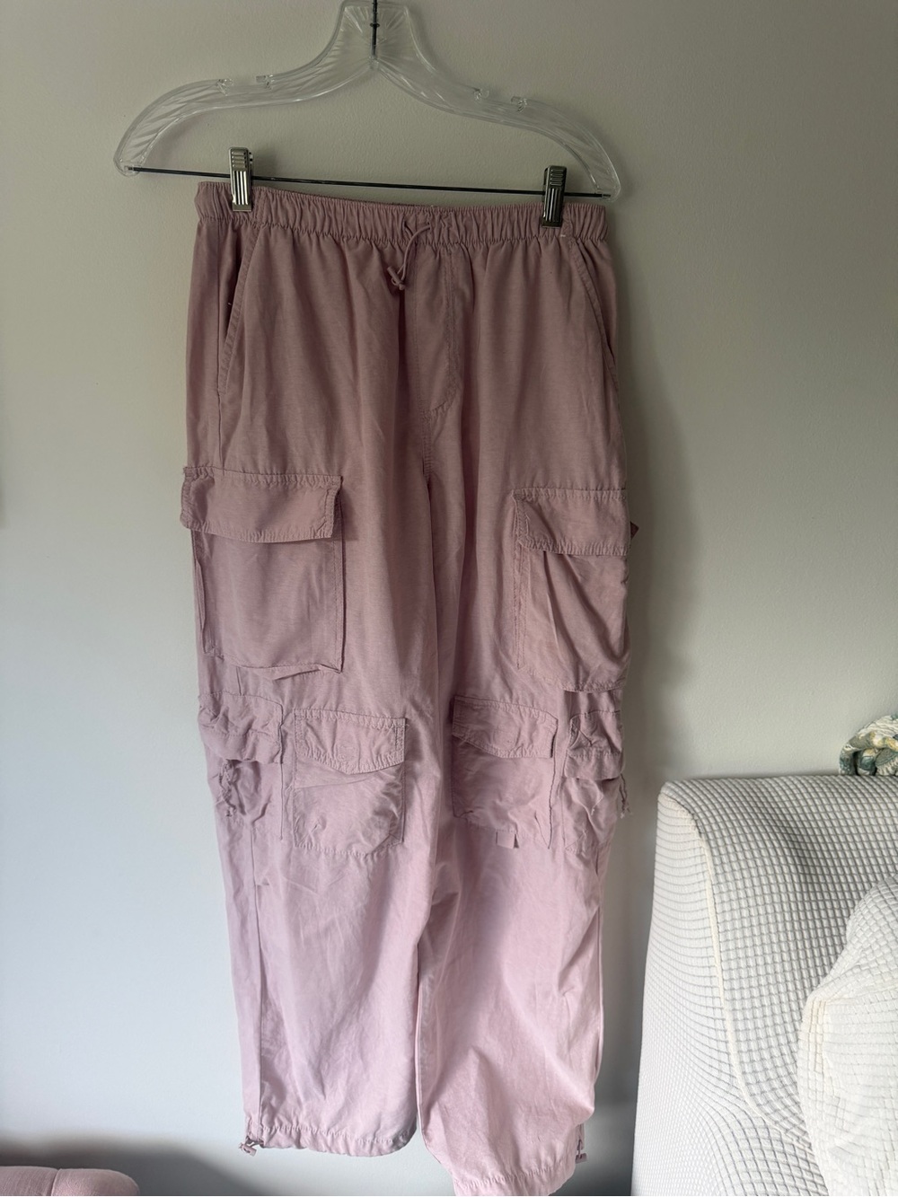 Aeropostale Pink Wide-Leg Cargo Pants